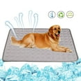 thumbnail image 3 of 3x Estera De Enfriamiento Suave Para Mascotas, Almohadilla Fresca Para Perros, Forro De Algodón, Cama, Cojín Para Gatos, Gris, 3 of 8