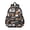 Basketball and Flame Gray Pattern, variant on Basketball and Hoop White Pattern Cute School Backpack with Padded Back and Adjustable Shoulder Straps 13.4"x11"x4.7"