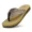 Khaki, variant on Women's Orthotic Flip Flops Arch Support Fabric Straps Yoga Flat Cushioned Thong Sandals Ladies Summer Beach & Pool Shower Slides Khaki