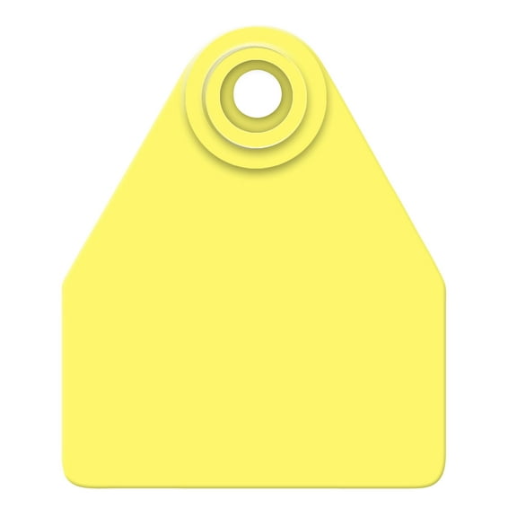 Allflex Ear Tags, Blank Medium Yellow