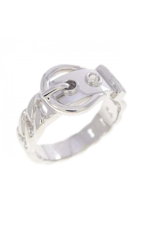 Pre-Owned Hermes Herms Boucles Sellier Ring