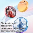 thumbnail image 4 of Agiufgs Customizable Digital Display Badge, 1.85-Inch Screen with Bluetooth Sharing, Wearable for Events and Fandom, 4 of 8