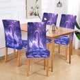 thumbnail image 7 of BZSMCE Chairs Slipcovers Dining Chair Covers Serene Swan Creative Pattern, 7 of 7