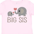thumbnail image 4 of Inktastic Big Sis Elephant Girls Toddler T-Shirt, 4 of 5