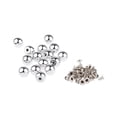thumbnail image 2 of 20 juegos de tachuelas de remaches redondos de cúpula de perlas para artesanía en cuero, accesorios de artesanía de moda DIY de 8 mm Astilla Baoblaze Pearl Studs Remache, 2 of 8