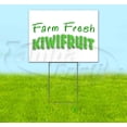 thumbnail image 1 of Farm Fresh Kiwifruit (18" x 24") Yard Sign, Includes Metal Step Stake, 1 of 6