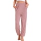 thumbnail image 1 of Pantalones de pijama para mujer INSPIRE CHIC, suaves y cómodos, pantalones de lounge, ropa de dormir con bolsillo, 2XL, rosa, 1 of 6