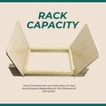 thumbnail image 4 of Mobile Pro Shop Vinyl Record Storage, LP Record Rack, Vinyl Record Holders for albums, Record Holder Rack, Vinyl Stand, vinyl storage organizer for Magazine, Book, Files, CD and DVD Rack, 4 of 8