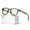 Green, variant on Whiteleopard Retro Oversized Square Sunglasses with UV400 Protection, Stylish Outdoor Eyewear for Driving and Vacation