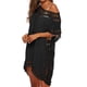 thumbnail image 5 of Vestido de playa con encaje, crochet hueco, cubierta para mujer, traje de baño, traje de baño, negro Advancent AP002503-01, 5 of 6
