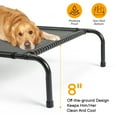 thumbnail image 5 of Ktaxon 50"D x 31"W Elevated Raised Cooling Cots Bed for Dogs, Portable Indoor & Outdoor Pet Hammock, 5 of 7