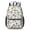 Daisy Pioneer Flower-2, variant on Daisy Pioneer Flower Black Pattern 17" School Backpacks for Teens,Waterproof Oxford Fabric,S-Shape Padded Straps for School,Travel,Hiking,Camping