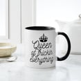 thumbnail image 4 of CafePress - Queen Of Frickin Everything - 11 oz Ceramic Mug - Novelty Coffee Tea Cup, 4 of 4