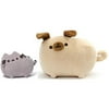 GUND Pusheen Plushes Bundle Set of 2, Pusheen, Pugsheen