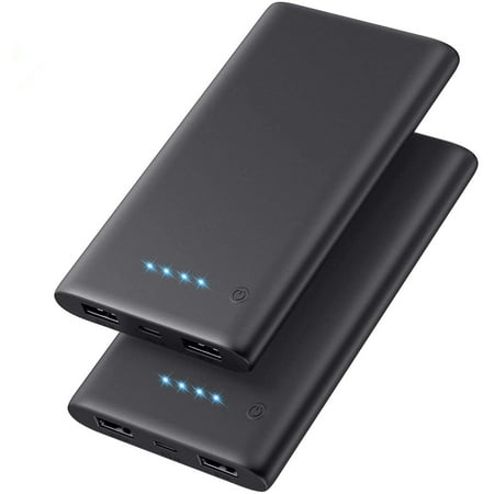 Powerbank KOVOL 100000mAh – Chargeur Externe USB – Charge Rapide – 2 Ports – Noir