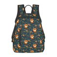 thumbnail image 3 of Balery Cute plant fox Lightweight Backpack for Men and Women - Durable and Water-Resistant, Ideal for School, Work, Travel, and Everyday Use, 3 of 9