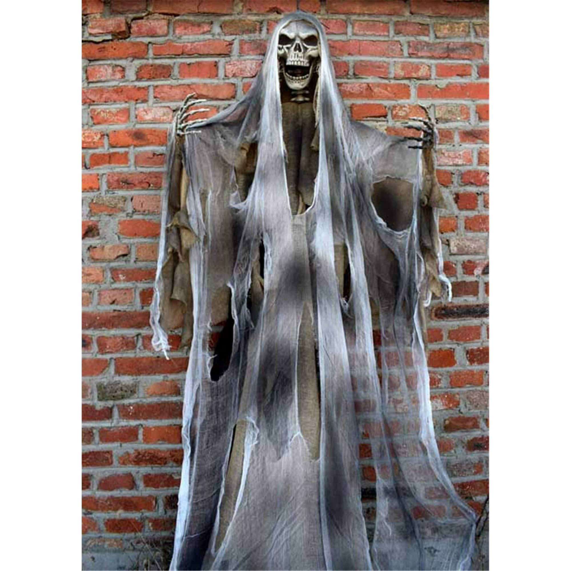 FasterS  Halloween Scary Ghost Skeleton Props Big Animated Hanging Flying  Ghost Decoration for Haunted House Outdoor Yard Bar Party Ornament Yellow |  Walmart Canada