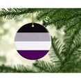 thumbnail image 2 of Asexual Pride Ceramic Ornament, 2 of 3