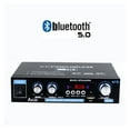 thumbnail image 1 of Car Bluetooth Stereo Amplifier Hifi Digital Audio Home Karaoke Power Amp FM USB Car Auto Amplifier With Remote Control 90W+90W ,Bluetooth 5.0, 1 of 7