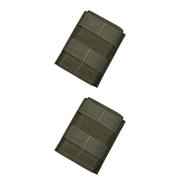 Soidarity Bolsa de nailon para revistas, equipo de viaje con soporte organizador de herramientas de férula, accesorios de de emergencia para Verde 2piezas Soidarity CBP311666