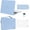 Airy Blue, variant on MOSISO Compatible with MacBook Air 15 inch Case 2026 2025 2024 2023 Release M4 A3241 M3 A3114 M2 A2941,5in1 Set Laptop Hard Shell Protective Case