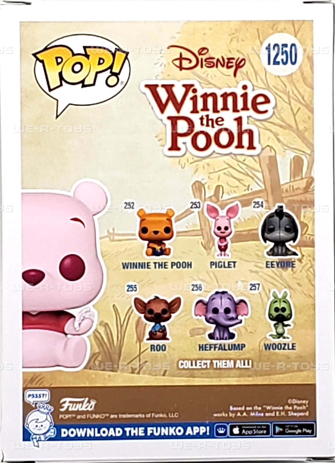 Funko Pop Disney 1250 Winnie the Pooh Flocked Exclusive Vinyl Figure