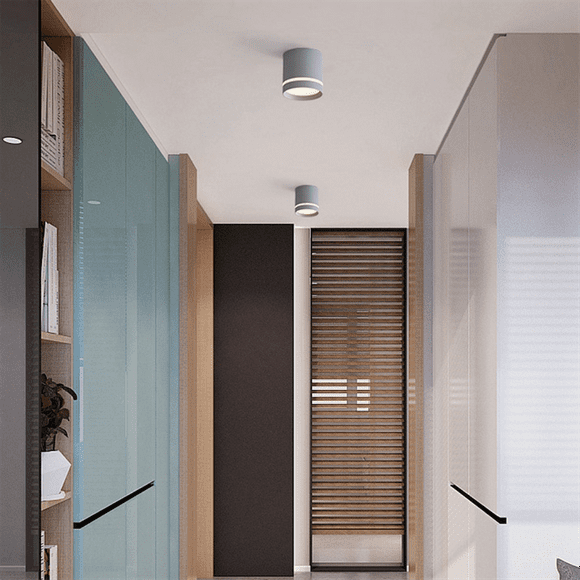 LED Downlight Spotlight Ceiling Light Spotlight 220V 12W Surface Mount Light White