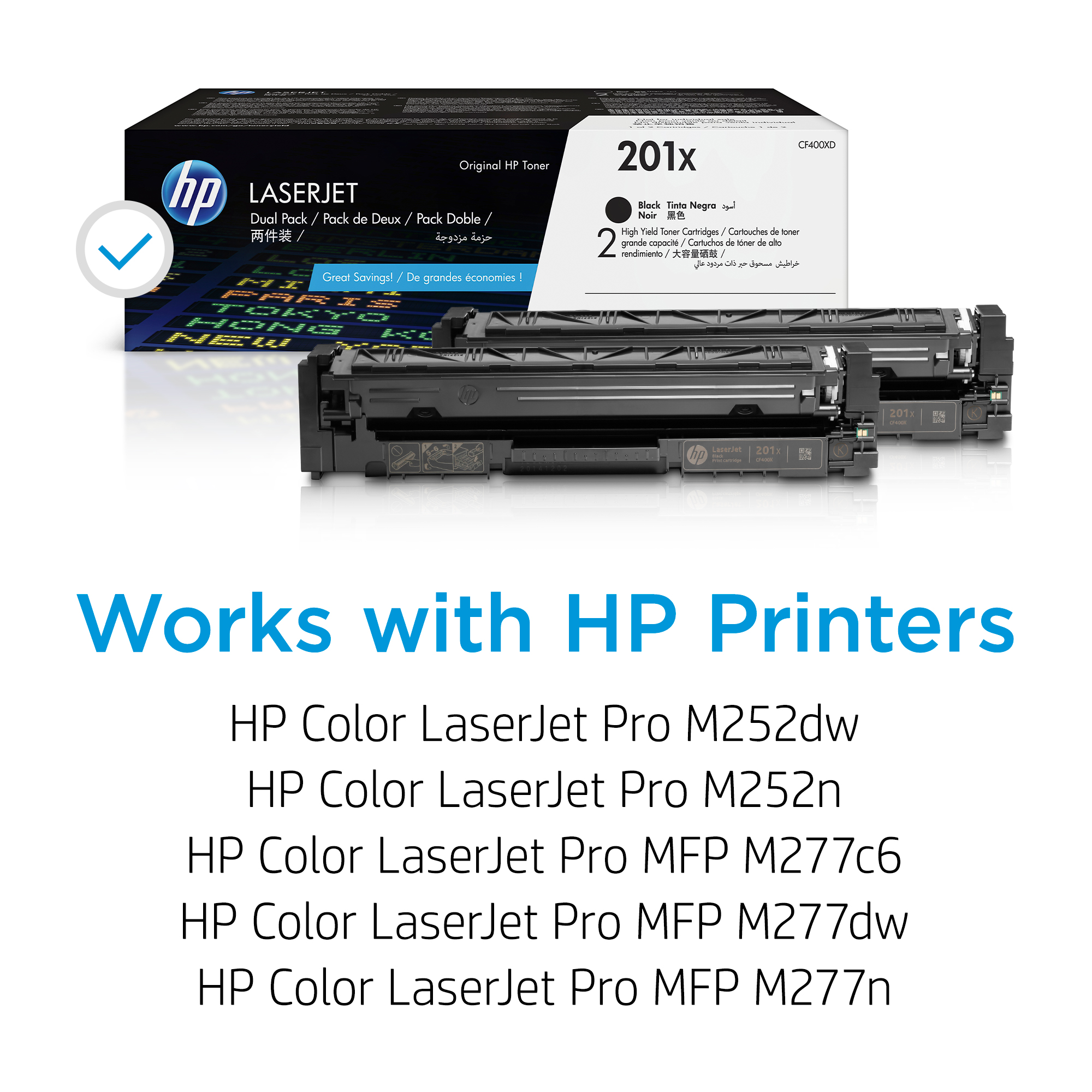 HP 201X (CF400XD) Toner Cartridges - Black High Yield (2 pack) - image 4 of 8