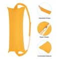 thumbnail image 4 of Uxcell Outdoor Chaise Pillows, Waterproof Resistant with Adjustable Elastic Strap for Chair, 2 Pack Yellow, 4 of 7
