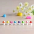 thumbnail image 3 of Adornos para macetas de flores, 20 piezas de hongos de resina en miniatura lindos, decoración de jardín con micropaisaje resistente al agua y al desgaste, 3 of 3