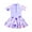 Purple, variant on Hiijoy Girls Floral Swim Dress Quick Dry Short Sleeve Rashguard Dress with UPF50 