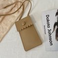thumbnail image 4 of Candy Flower Bolsos de hombro para mujer PU Crossbody Small Phone Pouch (Khaki) Likrtyny Para estrenar, 4 of 5