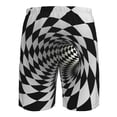 thumbnail image 6 of Naloa 3D Vortex Illusion Men's Beach Shorts, Surfing shorts, Swim trunks, Quick Dry Swim Trunks for Surfing Beach Fun - Large, 6 of 9