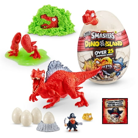 Smashers Dino Island Mega Egg Dinosaur Over 25 Surprises Inside for Kids Novelty Toys