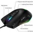 thumbnail image 2 of USB C Mouse Type Ergonomic Wired RGB Gaming Optical, 2 of 6