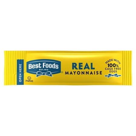 Best Foods Mayonnaise Stick Packets Real 0.38 oz, Pack of 210 To-Go Packets 0.38 oz (Pack of