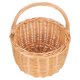 thumbnail image 3 of Cesta de picnic de mimbre tejida a mano, rústica, con asa, para niña de las flores, organizador de verduras de cocina para bodas y reuniones., 3 of 5