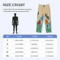 thumbnail image 4 of Pofeuu Colorful Plants And Insects Print Men's Pajama Pants, Soft Lounge Pajama Pants with big pockets for Men Plaid Pj Bottoms-Medium, 4 of 6