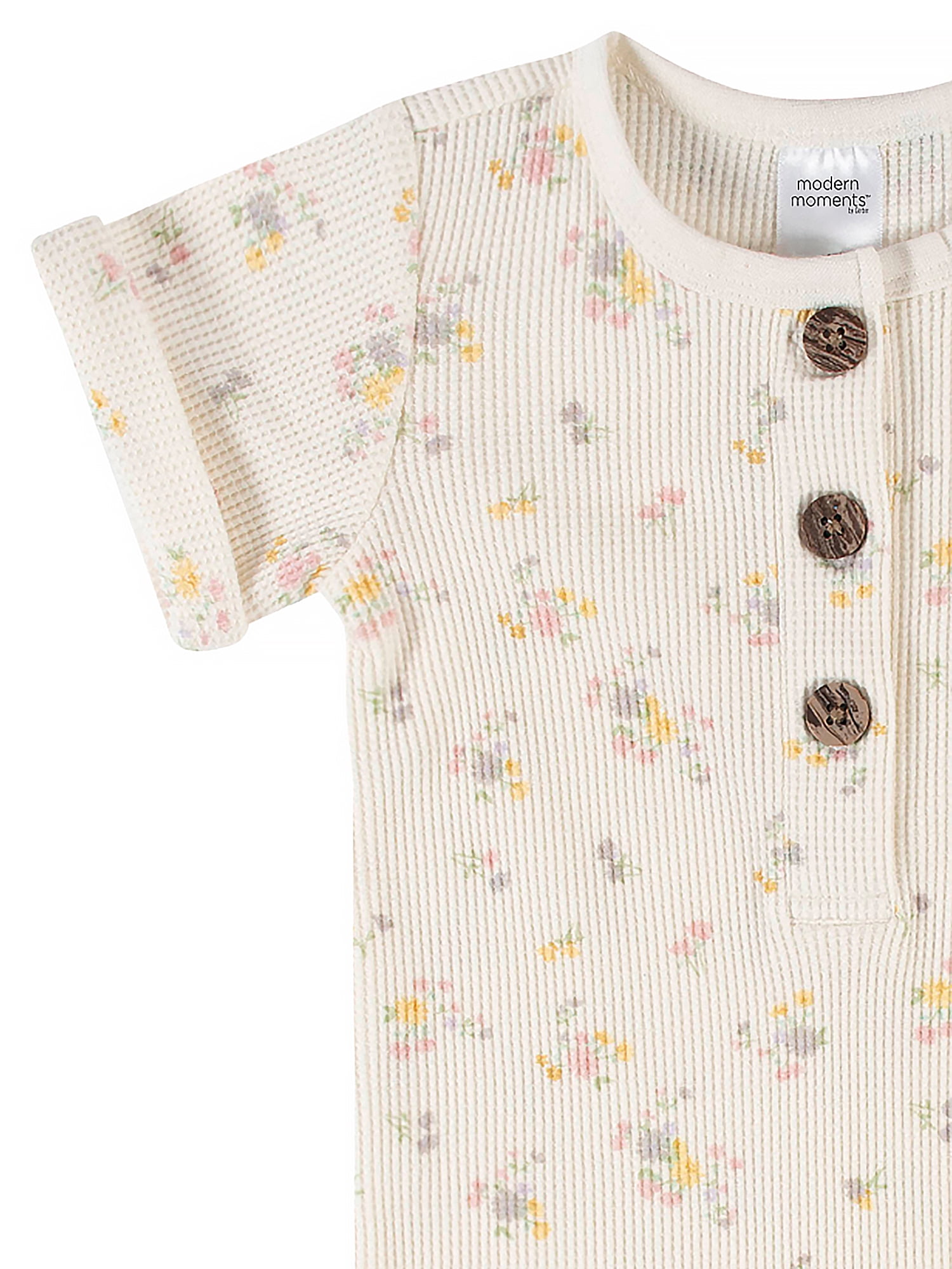 Modern Moments By Gerber Baby Girl Cardigan Sweater & Romper, 2-Piece Outfit Set, (0/3 Months - 24 Months)