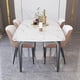 thumbnail image 5 of Rectangle Nordic Dining Table Industrial Luxury Elegant Modern Dining Table Italy Kitchen Mesa De Comedor Living Room Furniture My Lux Decor Round, 5 of 8