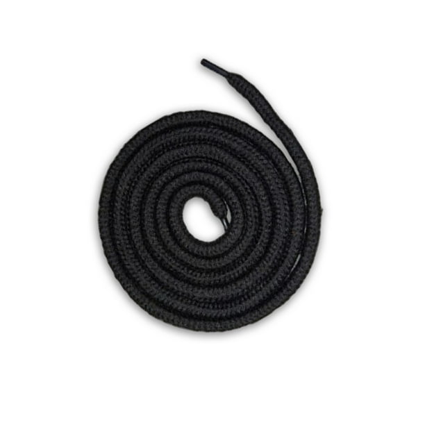 Cateissary Paquete de 50 cordones para zapatos, artesanía, pantalones exquisitos, cordones, mano de obra, alambre para pantalones, pieza de ropa Tela de costura y artesanía Negro