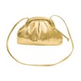thumbnail image 1 of Bolso de noche para mujer PU plisado de alta capacidad para asistir a banquetes (Oro) Ehuebsd  Para Estrenar, 1 of 7