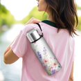 thumbnail image 6 of 20 Oz Pioneer Flower and Butterfly Coffee Tumbler Double Wall Insulated Stainless Steel Water Bottle | Metal Reusable Thermoses Flask with Cup Cap | Leak & Sweat Proof with Anti-Dust Lid, 6 of 7