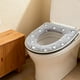 thumbnail image 5 of CaiYueKe Glow in Dark Toilet Seat Cover, Plush Soft Washable Non-Slip Bathroom Mat, Universal Fit Warm Cushioned Toilet Lid Cover for Winter Comfort, Luminous Toilet Seat Mat, 5 of 7