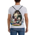 thumbnail image 5 of My Hero Academia Drawstring Backpack Anime Sackpack Gym Bag For Sport Yoga Travel Hiking Shopping Lightweight Gym Bag 16*14 Inch, 5 of 9