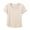 Beige, variant on DeHolifer T-Shirts for Women Crewneck Solid Color Lightweight Casual Summer Short Sleeve Tee Tops Khaki L
