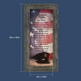 thumbnail image 2 of Police Officer Gifts, Law Enforcement Gifts, Police Gifts for Men, Gifts for Cops, First Responders, Sheriff, Deputy or State Police, Picture Framed Wall Art for the Home or Police Station, 7365BW, 2 of 8