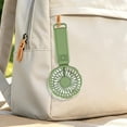 thumbnail image 4 of Portable Handheld Fan,Powerful Personal USB Rechargeable Fan with 5 Speeds,Small and Cute Cooling Fan with LED Display & Hanging Buckle for Office/Travel/Home,Green, 4 of 7