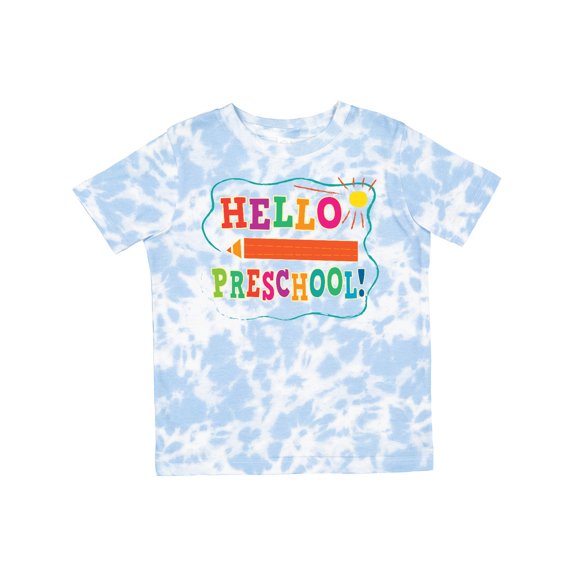 Inktastic Hello Preschool 1st Day of School Boys or Girls Toddler T-Shirt