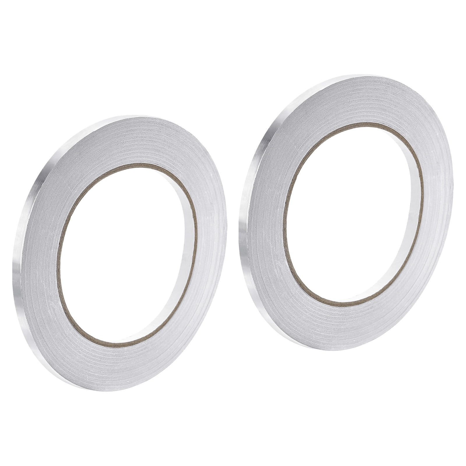 2 Pack Aluminum Tape, 0.24 inch x 49 Yard Foil Tape (1.96 mil) for